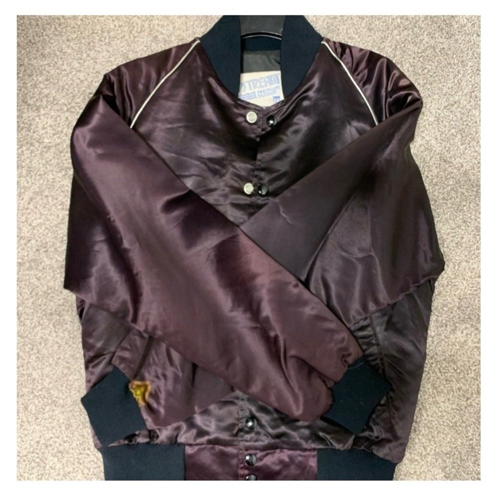 Vintage 1984 Jacksons World Tour Pepsi Satin Bomber Jacket Retro-M - Picture 3 of 6